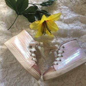 Children’s Place Pink and Rose Gold Sequin Shoes